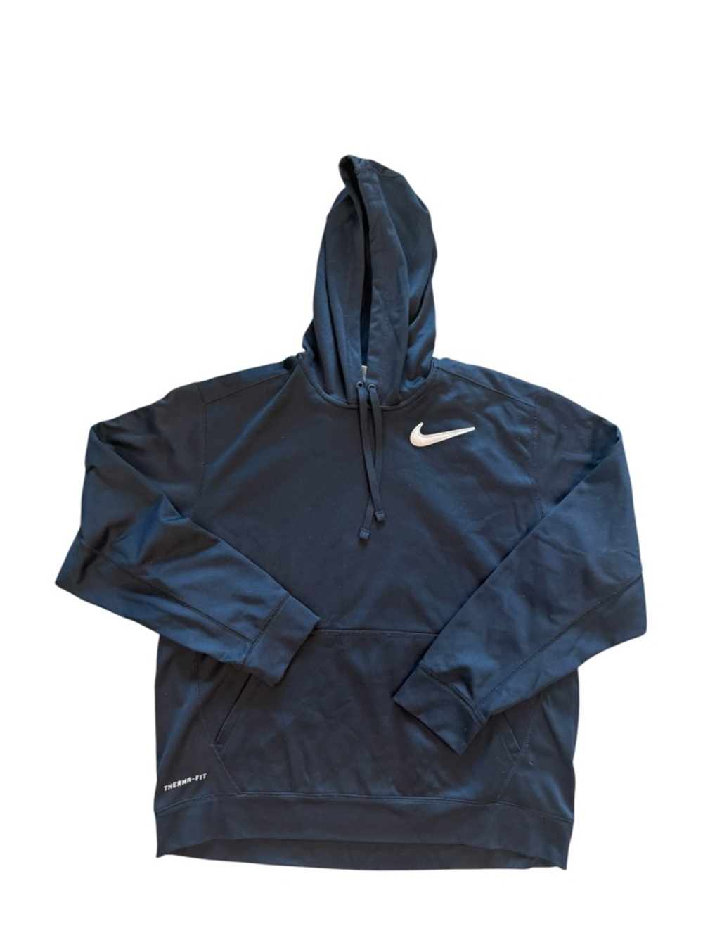 Nike Hoodie Mens X- Large Blue Therma-Fit Pullover Fleece Sweatshirt Performance